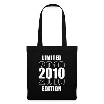 Geburtstag Vintage 2010 Limited Edition - 2010 - Stoffbeutel - Schwarz - Vorne