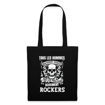 les meilleurs deviennent rockers - Sac en tissu - noir - Devant