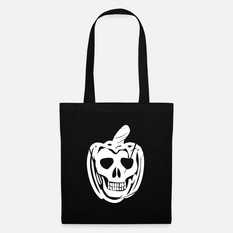 Totenkopf Paprika - Stoffbeutel - Schwarz