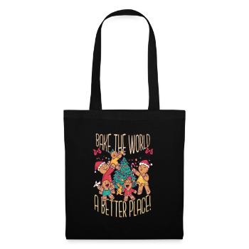 Christmas Bake Bake The World A Better Place - Tote Bag - black - Front