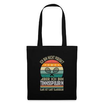 Je ne suis pas parfait, mais je suis un joueur de tennis - Sac en tissu - noir - Devant