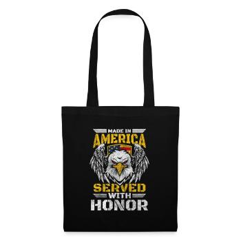 Soldat America Stars and Stripes - Sac en tissu - noir - Devant