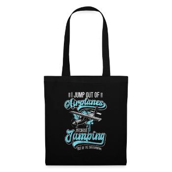 Skydiving Jump Height - Tote Bag - black - Front