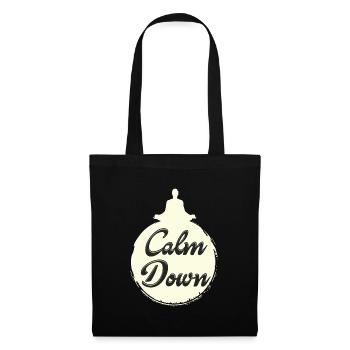 Relaxation and relaxation. Just Calm Down - Tote Bag - black - Front