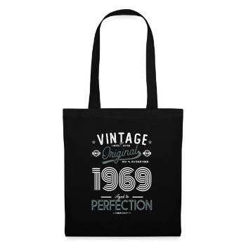 1969 vintage original gift birthday 52 years - Tote Bag - black - Front