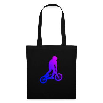 bmx jungen bmx Damen Bike bmx fahrrad Herren - Stoffbeutel - Schwarz - Vorne