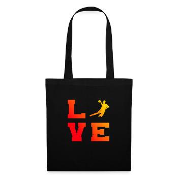 Joueuses de handball Masculins Jeux de Handball - Sac en tissu - noir - Devant
