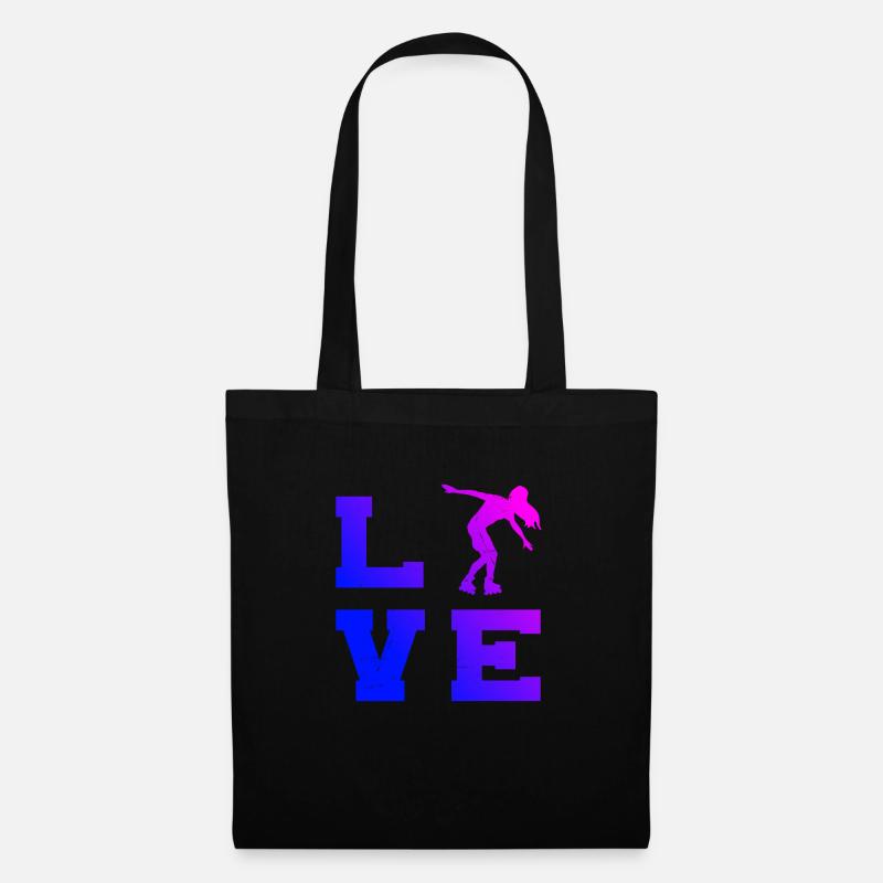 Roller Skating Roller Skating Roller Skate - Sac en tissu - noir