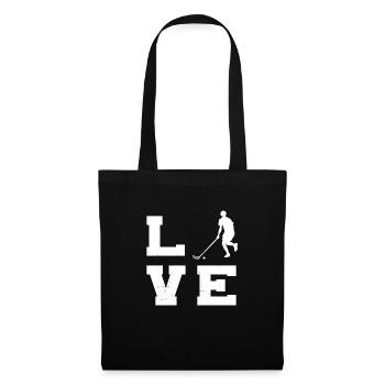 Jeux de Floorball Floorball Femmes Floorball - Sac en tissu - noir - Devant
