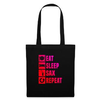 Men's Women Saxophone Saxophone - Tote Bag - black - Front