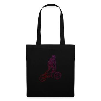 bmx bike men bike bmx boys bmx cycling - Tote Bag - black - Front