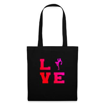 Kickboxen Boxen Boxing Kickboxer Kickboxing - Tote Bag - black - Front
