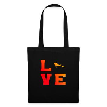 Femmes Plongeuse Plongeuse Plongée Libre Plongeuse Plongeuse - Sac en tissu - noir - Devant