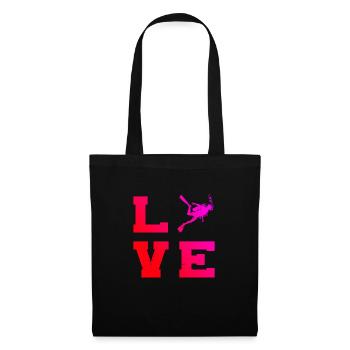 Plongée sous-marine Tauchen Plongée libre Tauchen Diving - Sac en tissu - noir - Devant