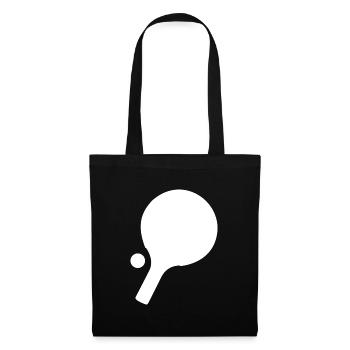 Ping-pong Raquette de ping-pong Balle de ping-pong - Sac en tissu - noir - Devant