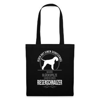RIESENSCHNAUZER Schutzengel Wilsigns - Stoffbeutel - Schwarz - Vorne