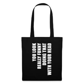 Twisted phrase - Tote Bag - black - Front