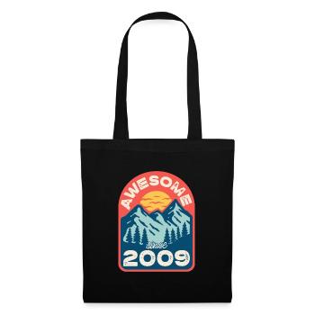 Awesome since 2009 - Tote Bag - black - Front
