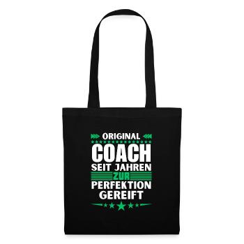 Coach matured to perfection - Tote Bag - black - Front