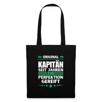 Captain matured to perfection - Tote Bag - black - Front