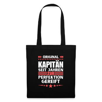 Captain matured to perfection - Tote Bag - black - Front