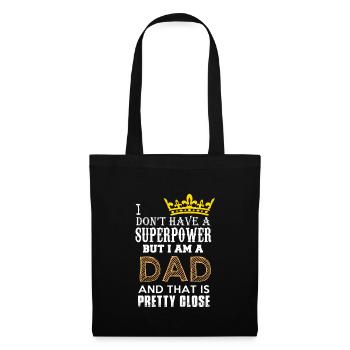 Grand papa - Sac en tissu - noir - Devant