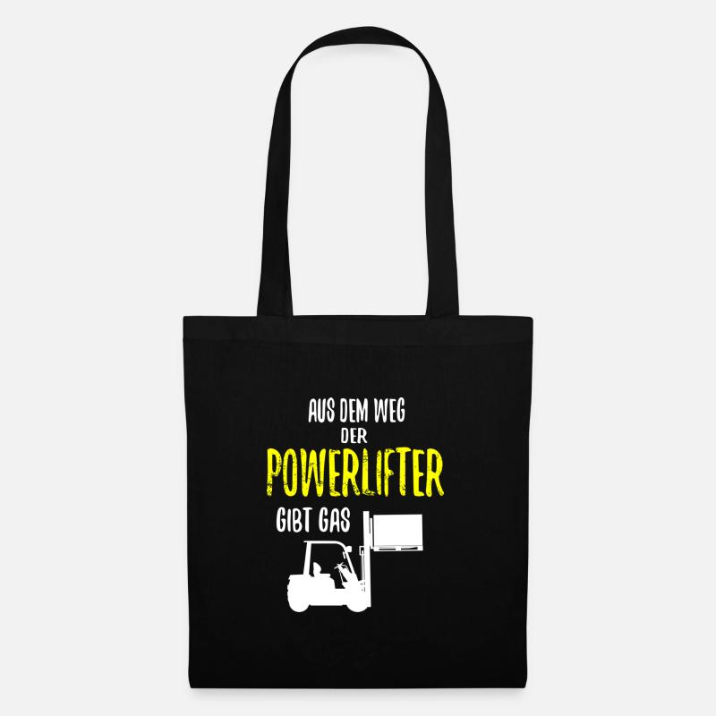 Stapler Powerlifter - Stoffbeutel - Schwarz