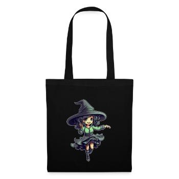 Halloween design cute witch - Tote Bag - black - Front