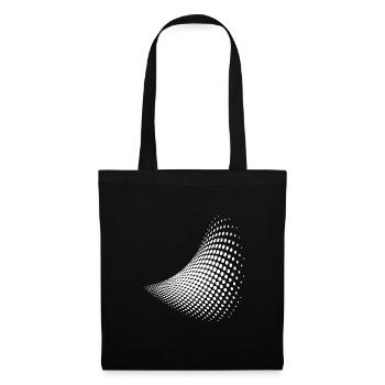 Optical illusion pattern shapes geometry gift - Tote Bag - black - Front