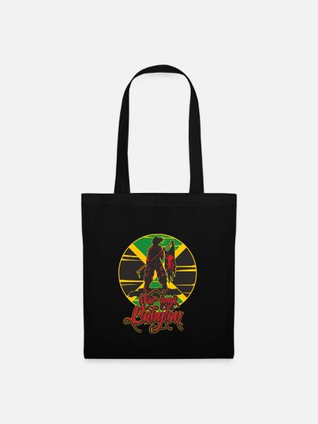 War inna Babylon - Reggae Dancehall Style - Tote Bag - black