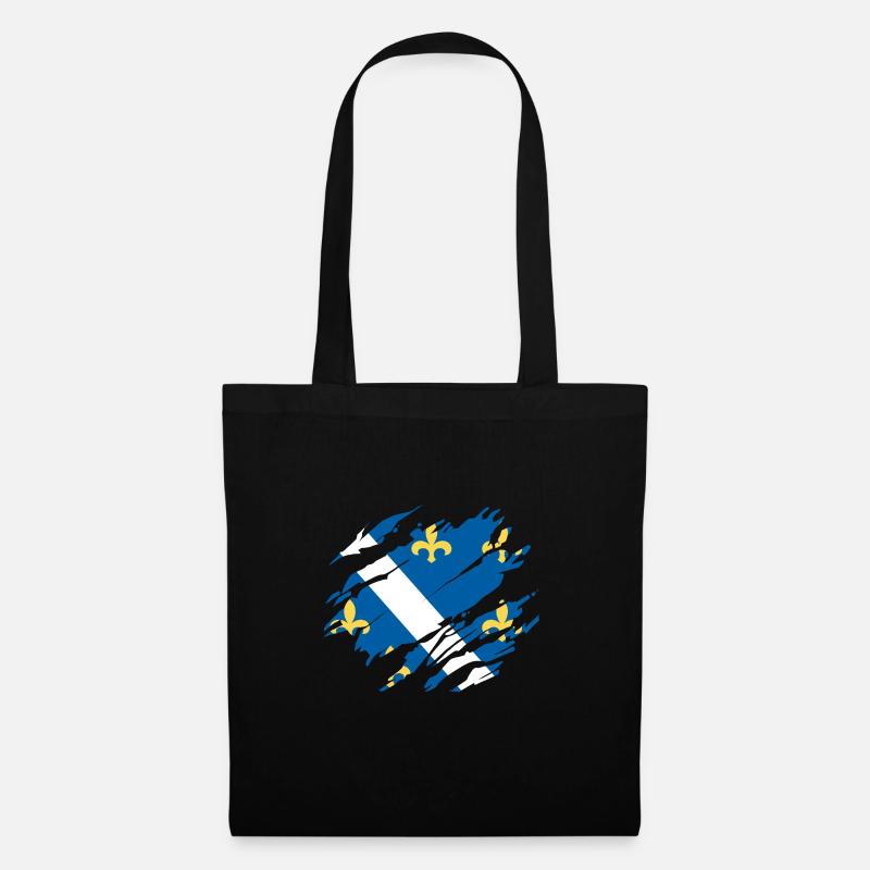 Bosnien Bosna Flagge - Stoffbeutel - Schwarz