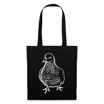 Bird white - Tote Bag - black - Front