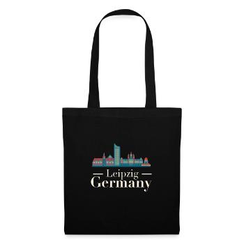 Leipzig Skyline - Tote Bag - black - Front