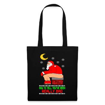Really Bad Ugly Christmas - Sac en tissu - noir - Devant