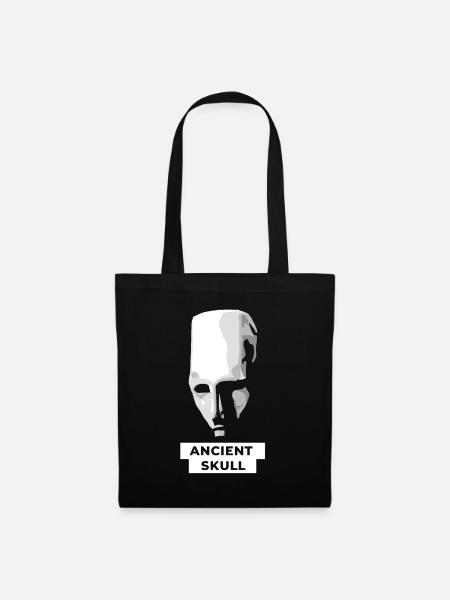 Ancient Skull - Tote Bag - black