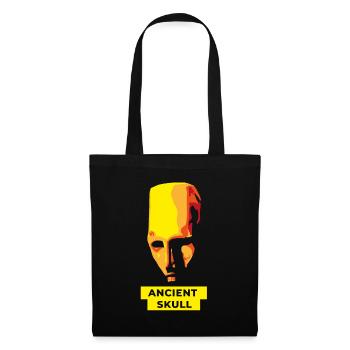 Colored Ancient Skull - Tote Bag - black - Front