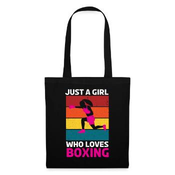 Boxing Boxer Martial Arts Boxing Ring Boxing Gloves - Tote Bag - black - Front