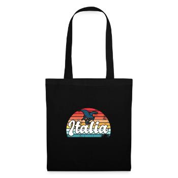italia amusant - Sac en tissu - noir - Devant
