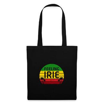 Feeling Irie Sunset Jamaïque Reggae Rasta T-Shirt - Sac en tissu - noir - Devant