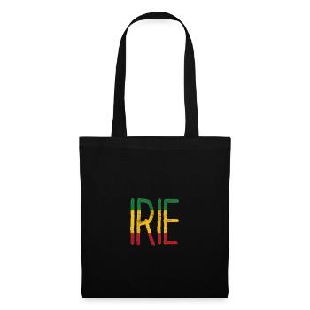 Irie Reggae Rasta Reggae Rastafari Jamaica - Sac en tissu - noir - Devant