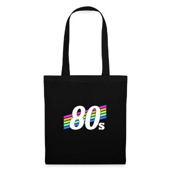 graphique néon - Sac en tissu - noir - Devant