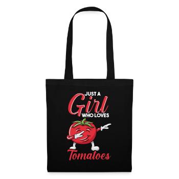 Just A Girl Who Loves Tomatoes - Tote Bag - black - Front