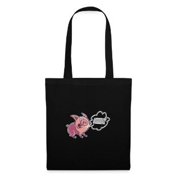 Squeeking pig screams - Tote Bag - black - Front