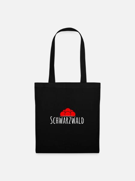 Bollenhut Schwarzwald - Stoffbeutel - Schwarz