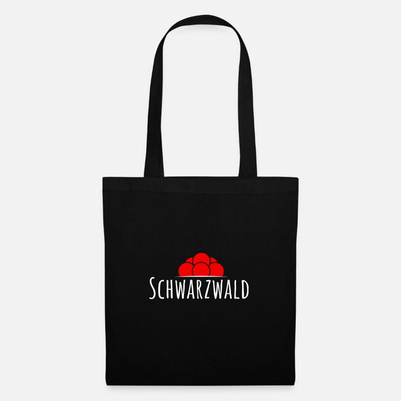 Bollenhut Schwarzwald - Stoffbeutel - Schwarz
