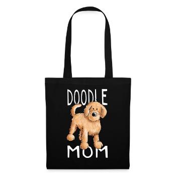Doodle Mom - Goldendoodle - Gift - Tote Bag - black - Front