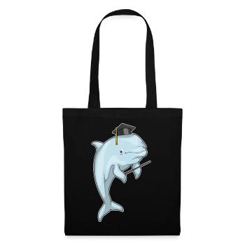 École du professeur dauphin et du bâton pointeur - Sac en tissu - noir - Devant