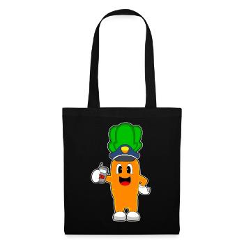 Carrot Policier Microphone Police - Sac en tissu - noir - Devant