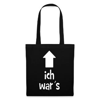 It was me - I'm to blame - guilty - Tote Bag - black - Front