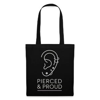 Piercing Addict Body Mod Enthusiast - Sac en tissu - noir - Devant